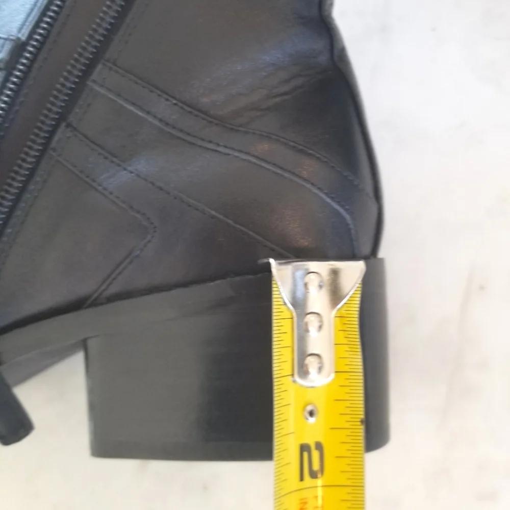 Cole Haan Women's Etta Bootie ll Ankle Boot Black Leather Buckle Zip up NWT 8.5 - Picture 9 of 11